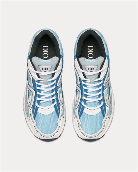 dior 6eh3064204|B30 Sneaker Blue Mesh with Gray, White and Black Technical .